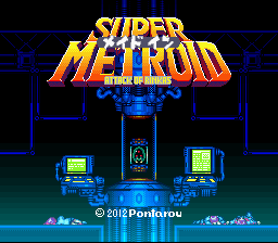 Super Made In Metroid - Attack of Rinkas Title Screen